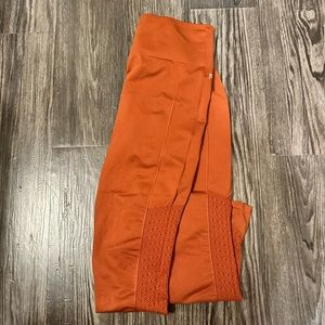 Fabletics Orange Leggings- L